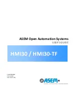 ASEM HMI30 User Manual preview