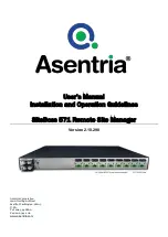 Asentria SiteBoss 571 User Manual preview