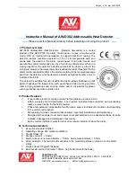 Preview for 1 page of ASENWARE AW-D302 Instruction Manual