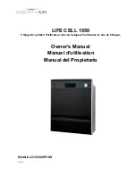 Preview for 1 page of Asept-Air LC1550UVPCNS Owner'S Manual