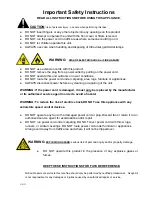 Предварительный просмотр 2 страницы Asept-Air LC1550UVPCNS Owner'S Manual