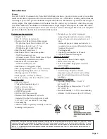 Предварительный просмотр 3 страницы Aseptico ADU-40CF Command Air Operation, Maintenance & Service Manual