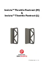 Предварительный просмотр 1 страницы Asetek Invicta Throttle Footrest M Installation Manual