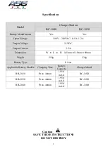 Preview for 6 page of ASG BC-1020 Operation And Maintenance Manual