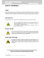 Preview for 3 page of AsGa LightBolt 28304-E1 User Manual