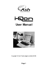 Ash i-Qon User Manual preview