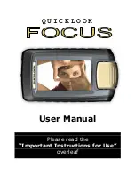 Preview for 1 page of Ash Quicklook Focus User Manual