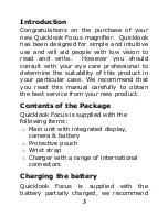 Preview for 3 page of Ash Quicklook Focus User Manual