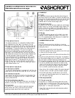 Предварительный просмотр 4 страницы Ashcroft F5504 Installation And Maintenance Instructions Manual