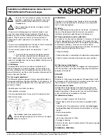 Предварительный просмотр 5 страницы Ashcroft F5504 Installation And Maintenance Instructions Manual