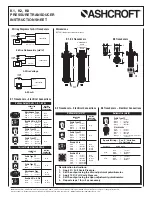 Предварительный просмотр 2 страницы Ashcroft k1 Instruction Sheet