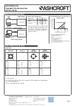 Preview for 2 page of Ashcroft km46 Installation Instructions