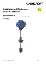 Preview for 1 page of Ashcroft LS ATEX Series Installation And Maintenance Instruction Manual