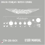 Ashdown CTM-200R User Manual preview