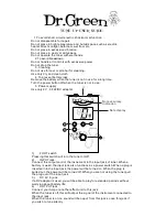 Preview for 1 page of Ashdown Dr. Green Tune Up User Manual