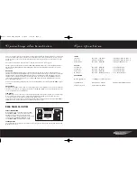 Предварительный просмотр 4 страницы Ashdown MARK KING MK500 Operating Instructions