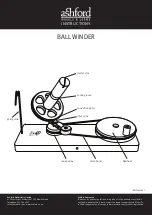 Ashford BALL WINDER Instructions preview