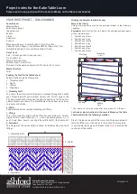 Предварительный просмотр 3 страницы Ashford Katie Table Loom Instructions