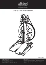 Ashford KIWI 3 SPINNING WHEEL Instructions Manual preview