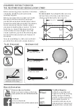 Предварительный просмотр 2 страницы Ashford RIGID HEDDLE LOOM STAND Instructions