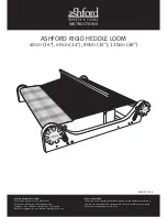 Ashford RIGID HEDDLE LOOM Assembly Instructions Manual preview