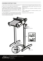 Предварительный просмотр 2 страницы Ashford SampleIt Loom Stand Variable Width Instructions