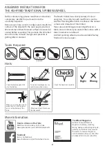 Предварительный просмотр 2 страницы Ashford TDSW-DDSW250722V4 Instructions Manual