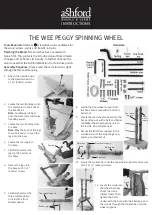 Ashford THE WEE PEGGY SPINNING WHEEL Instructions preview