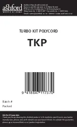 Предварительный просмотр 2 страницы Ashford TURBO KIT POLYCORD Instructions