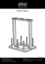 Preview for 1 page of Ashford YARN STAND 6 Assembly Instructions