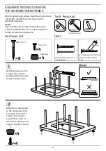 Preview for 2 page of Ashford YARN STAND 6 Assembly Instructions