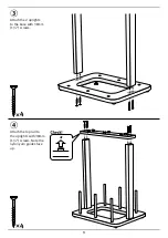 Preview for 3 page of Ashford YARN STAND 6 Assembly Instructions