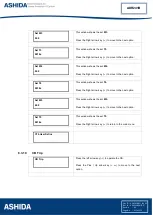 Preview for 212 page of Ashida ADR241B Instruction Manual