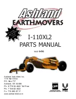 Preview for 1 page of Ashland Earthmovers I-110XL2 Parts Manual