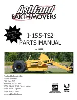 Preview for 1 page of Ashland Earthmovers I-155-TS2 Parts Manual