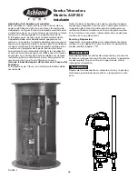 Preview for 26 page of Ashland AGP200 Series Operation, Performance, Specifications And Parts Manual