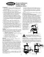 Preview for 39 page of Ashland AGP200 Series Operation, Performance, Specifications And Parts Manual