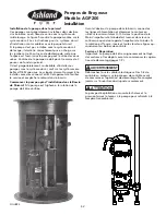 Preview for 42 page of Ashland AGP200 Series Operation, Performance, Specifications And Parts Manual