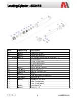 Предварительный просмотр 8 страницы Ashland EHDW-3620-14 Parts Manual