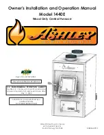 Ashley 1440E Owner'S Installation And Operation Manual preview