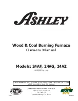Ashley 24AF Owner'S Manual preview