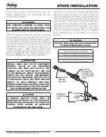 Preview for 14 page of Ashley AG23 Owner’S Instruction And Operation Manual