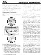 Preview for 32 page of Ashley AG23 Owner’S Instruction And Operation Manual