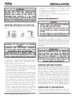 Preview for 6 page of Ashley AP130 Owner’S Instruction And Operation Manual