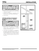 Preview for 10 page of Ashley AP5613 Owner’S Instruction And Operation Manual