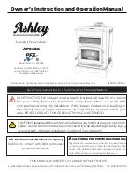 Ashley AP5622 Owner’S Instruction And Operation Manual preview