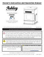 Ashley AP5790 Owner’S Instruction And Operation Manual preview