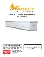 Preview for 1 page of Ashley ASHDRMK-W Assembly And Installation Manual