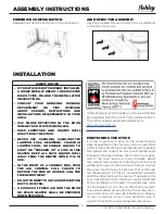 Preview for 5 page of Ashley AW1120E-BL Owner’S Instruction And Operation Manual