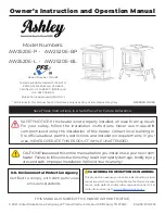 Preview for 1 page of Ashley AW2520E-BL Owner’S Instruction And Operation Manual